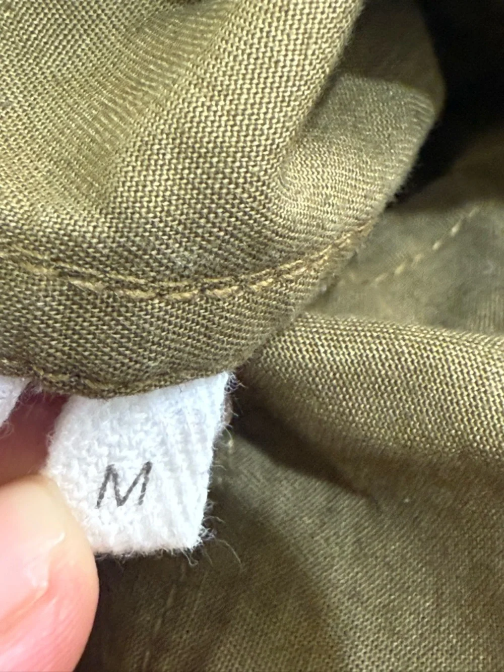Men's Olive Corduroy Pants with Elastic Waist